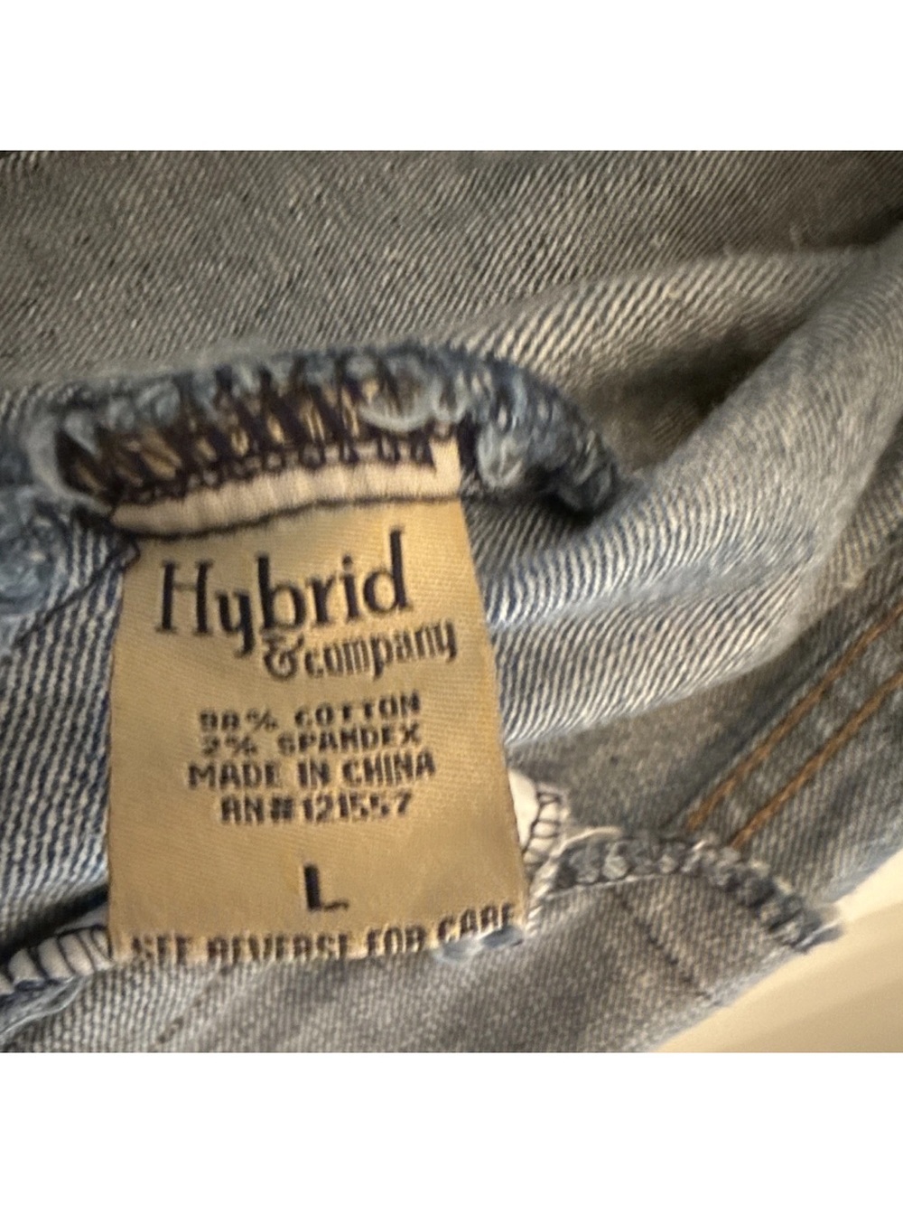 Hybrid & Company Light Wash Blue Women’s jacket